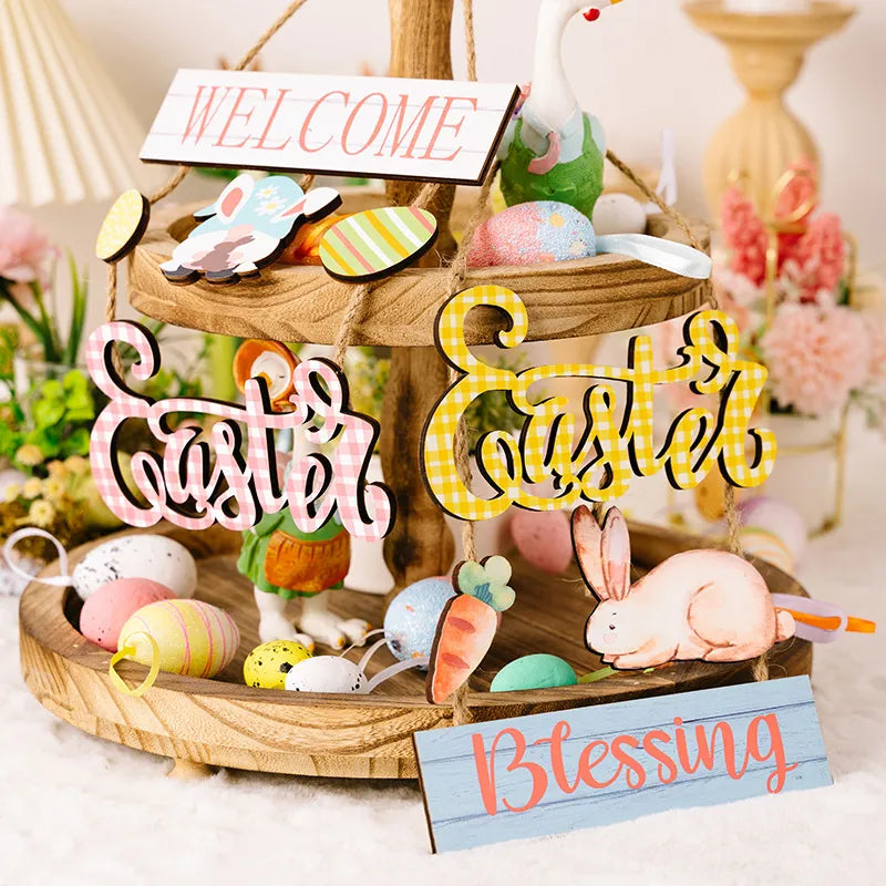 Easter Hanging Decorations Set for Cheerful Displays