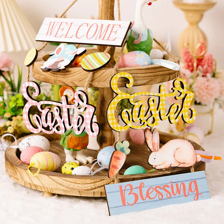 Easter Hanging Decorations Set for Cheerful Displays