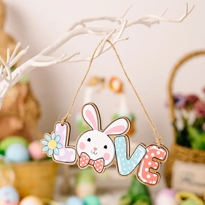 Easter Hanging Pendants — Colorful LOVE And HOP Decor