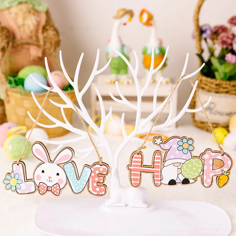 Easter Hanging Pendants — Colorful LOVE And HOP Decor