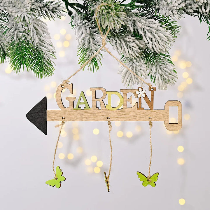 Wooden Easter Arrow Pendants for Playful Spring Decor