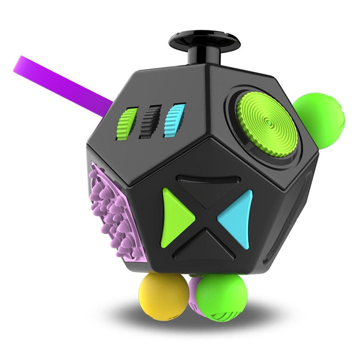 12-Sided Fidget Toy for ADHD Focus & Stress Relief