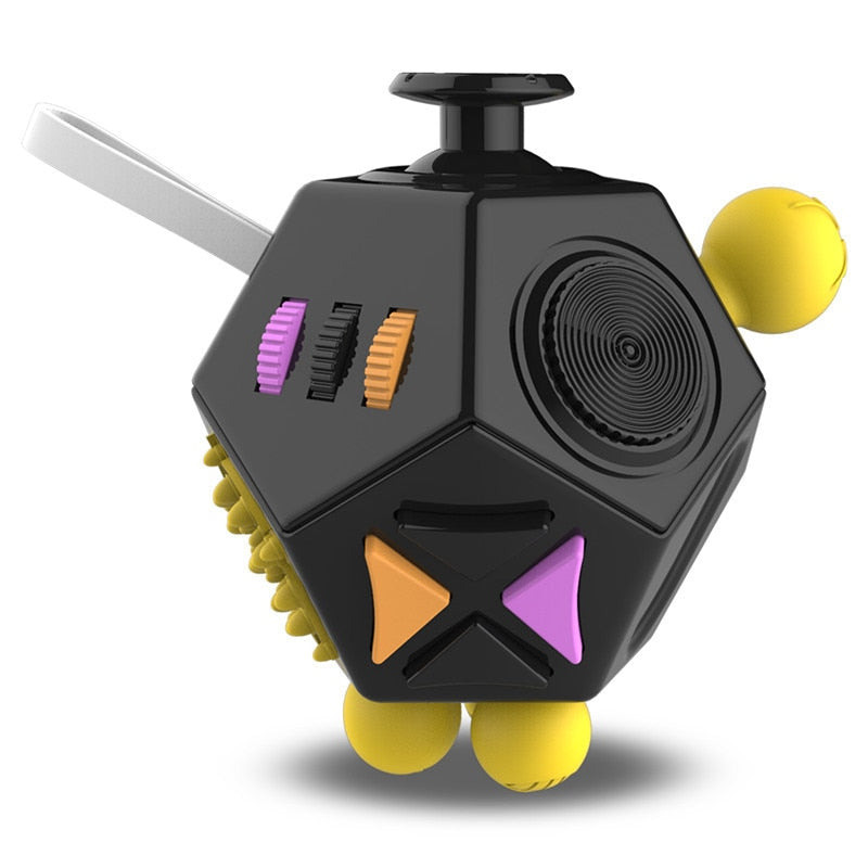 12-Sided Fidget Toy for ADHD Focus & Stress Relief