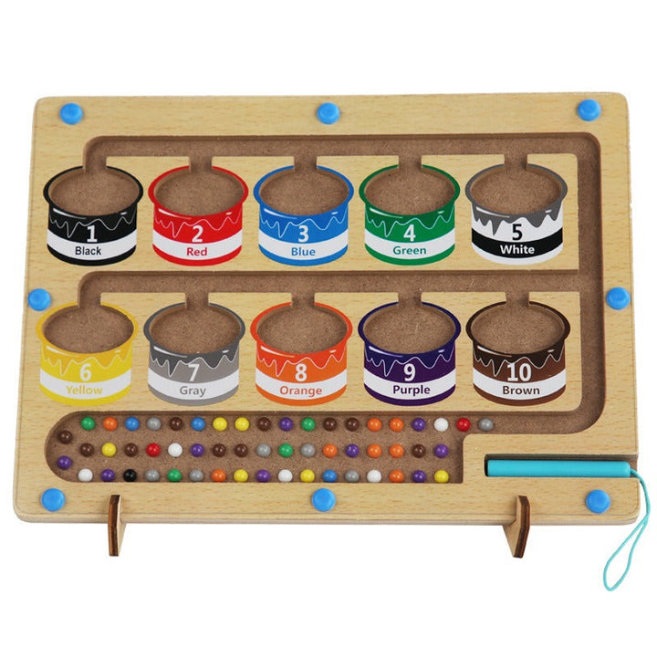 Magnetic Color Sorting Toy for Fine-Motor Learning