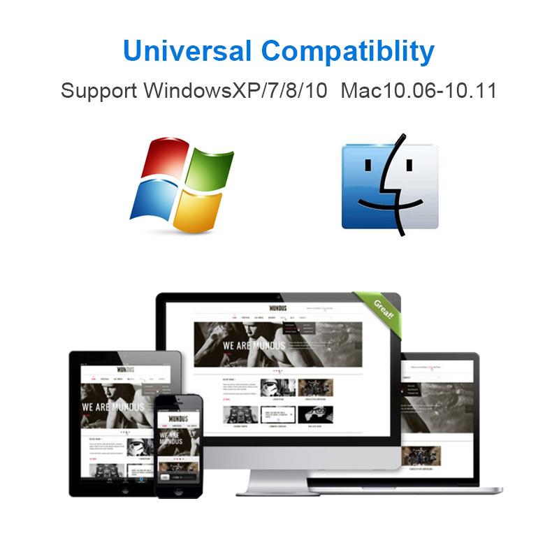 USB 3.0 Wi-Fi Adapter 1200Mbps Dual Band for PC & Mac