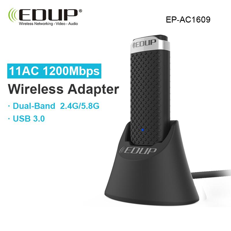 5GHz USB WiFi Adapter for Desktop PC, Up to 1200Mbps