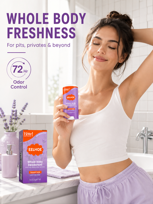 Whole Body Deodorant Stick — 72-Hour Aluminum-Free Odor
