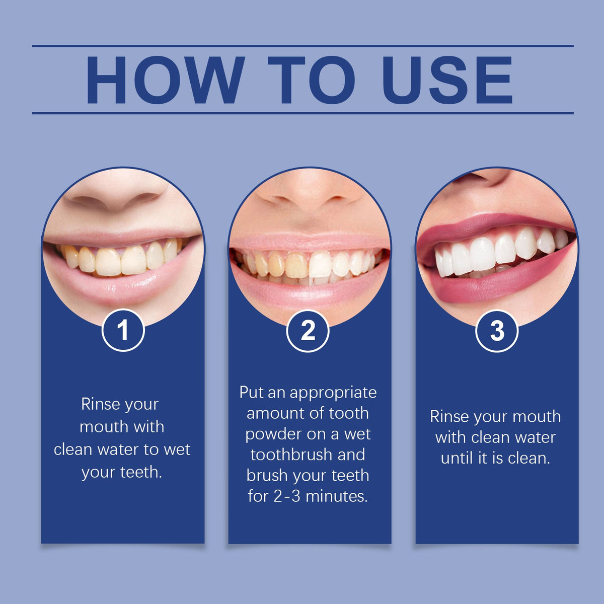 Dental Powder for Fresh Breath & Gentle Daily Tooth Cleaning