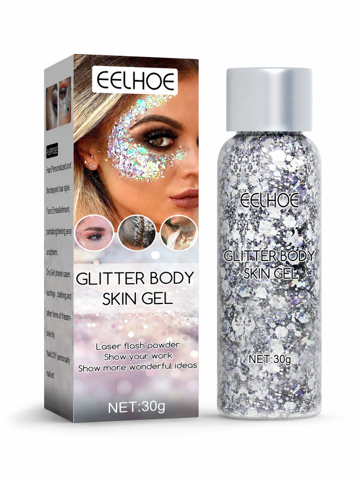 EELHOE Glitter Body Gel — Laser Flash Shimmer 30g