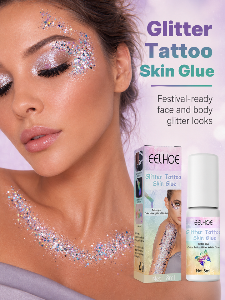 EELHOE Glitter Tattoo Skin Glue — Roll-On Body Art