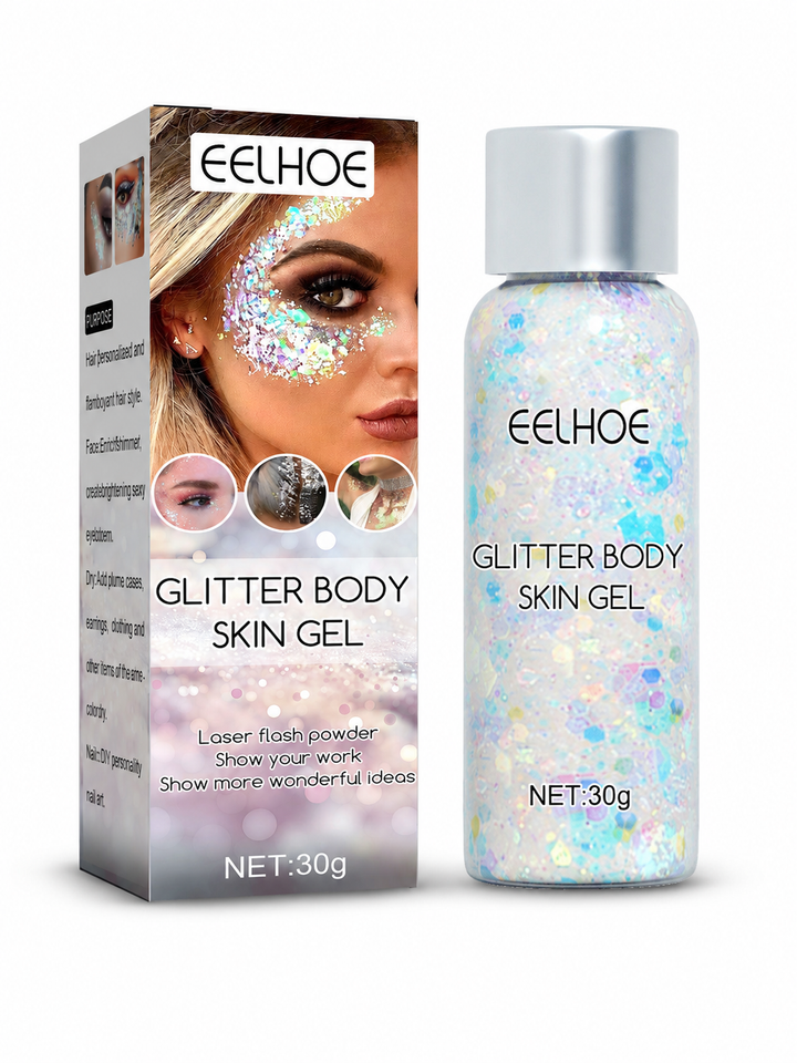 EELHOE Holographic Glitter Gel — Body & Face Shimmer