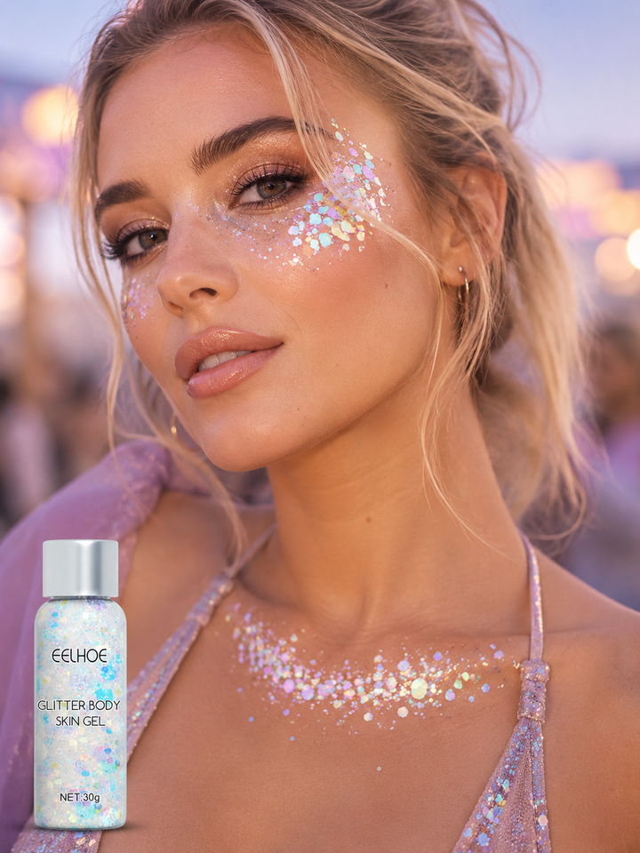 EELHOE Holographic Glitter Gel — Body & Face Shimmer