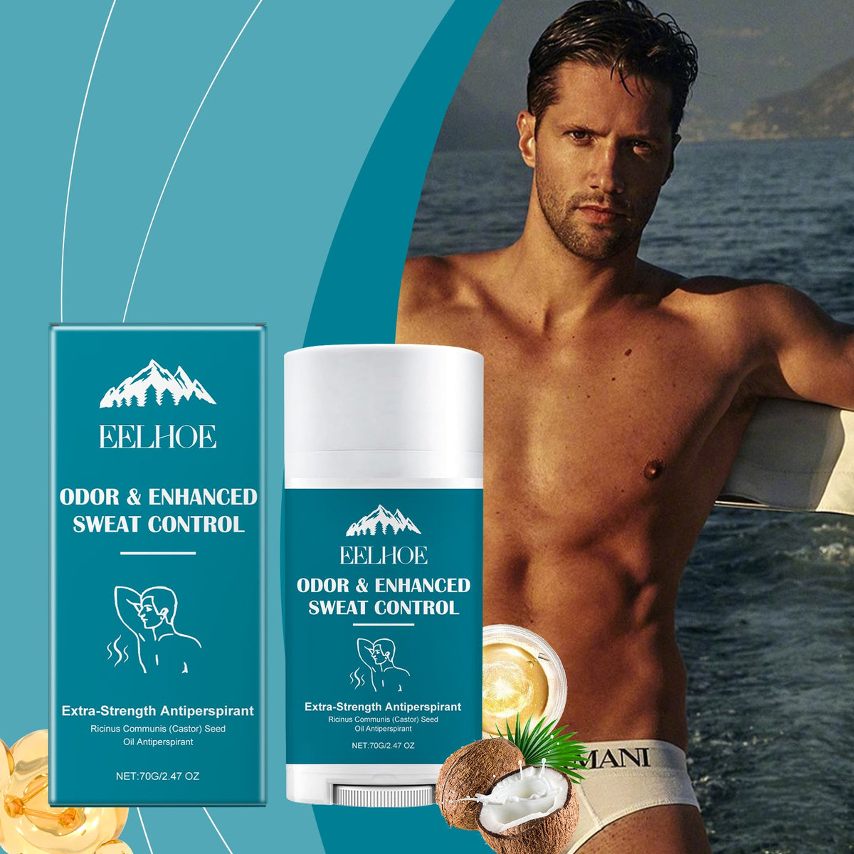 Men's Antiperspirant Stick, Extra-Strength Odor Control