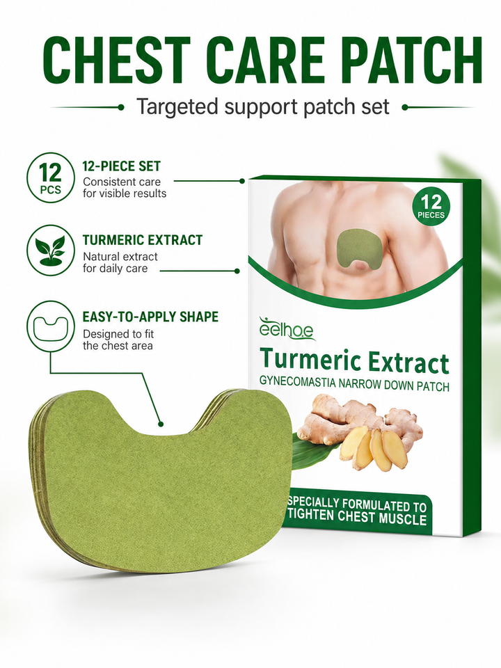 Chest Firming Patch for Men — Tighten Sagging Skin Naturally
