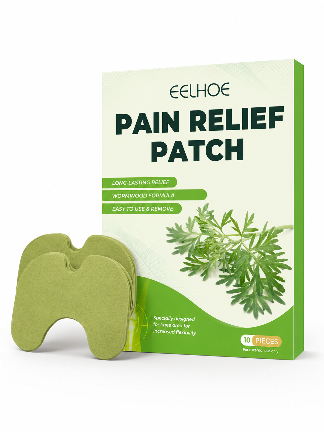 EELHOE Wormwood Pain Relief Patch — 10-Pack