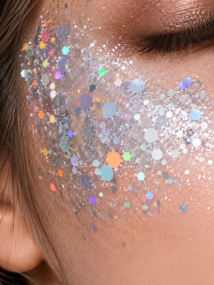 EELHOE Glitter Body Gel — Holographic Sequin Shimmer