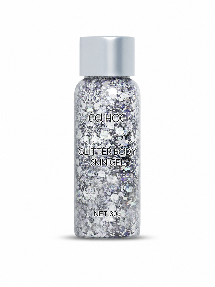 EELHOE Glitter Body Gel — Holographic Sequin Shimmer