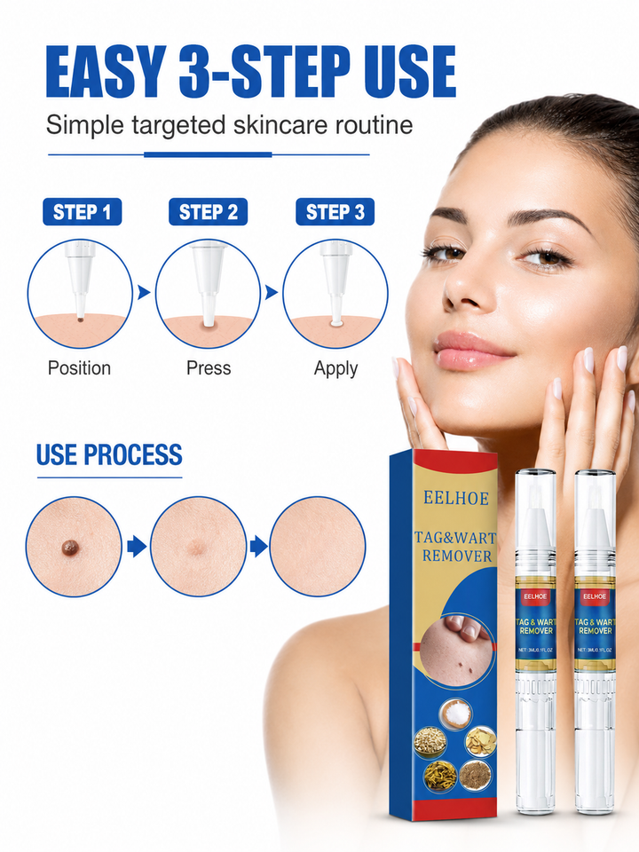 Skin Tag & Wart Remover Pen — Botanical Precision Formula