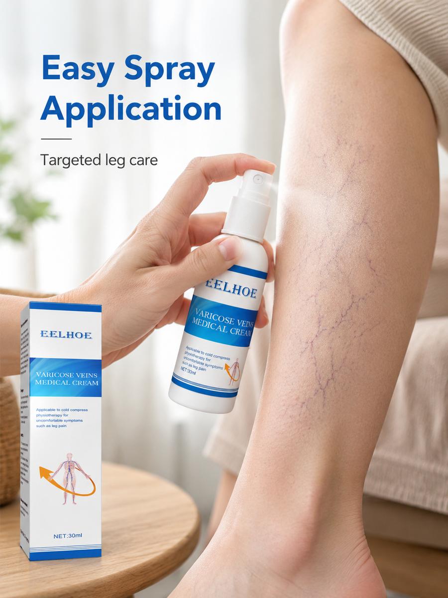 Varicose Veins Relief Spray – Rapid Leg Pain & Spider Vein