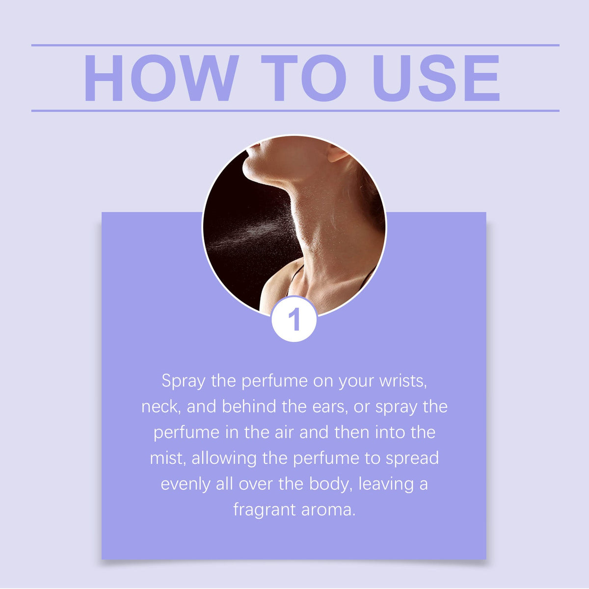 Violet Body Perfume Spray – Long-Lasting Fresh Scent