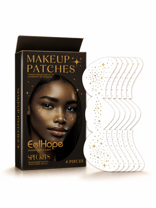 Freckle Patch Stickers with Gold Shimmer | Eelhope