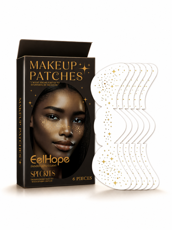 Freckle Patch Stickers with Gold Shimmer | Eelhope