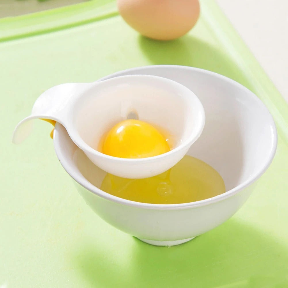 Egg Separator Bowl with Handle for Clean Yolk Separation