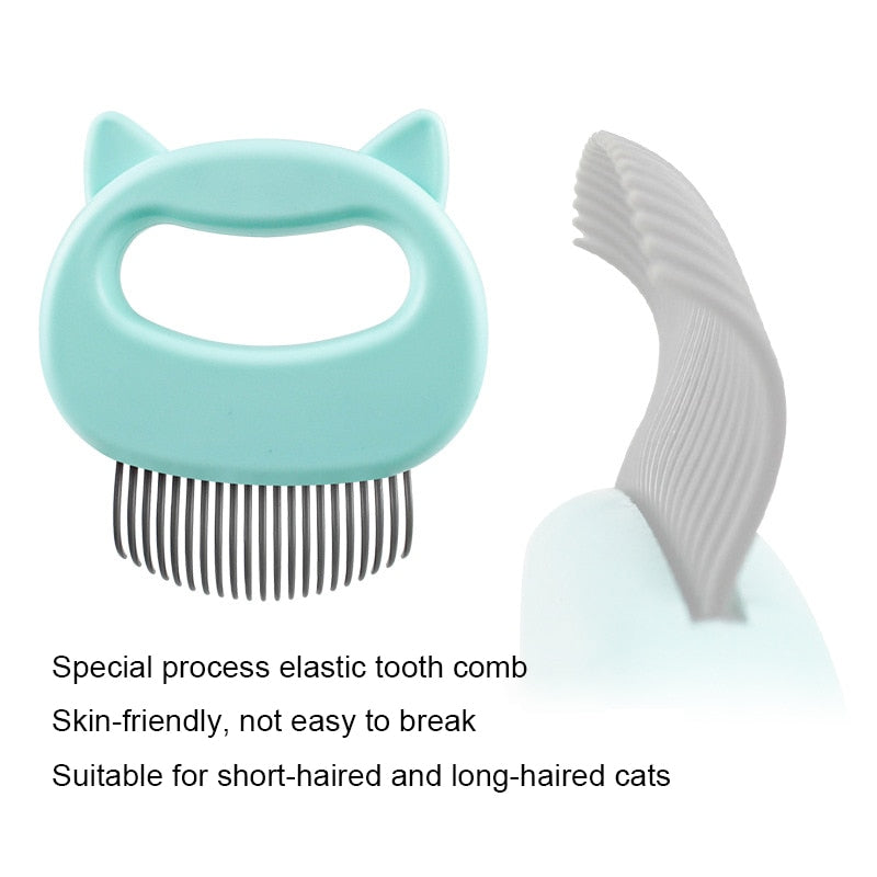 Cat Grooming Comb for Gentle Shedding & Daily Massage