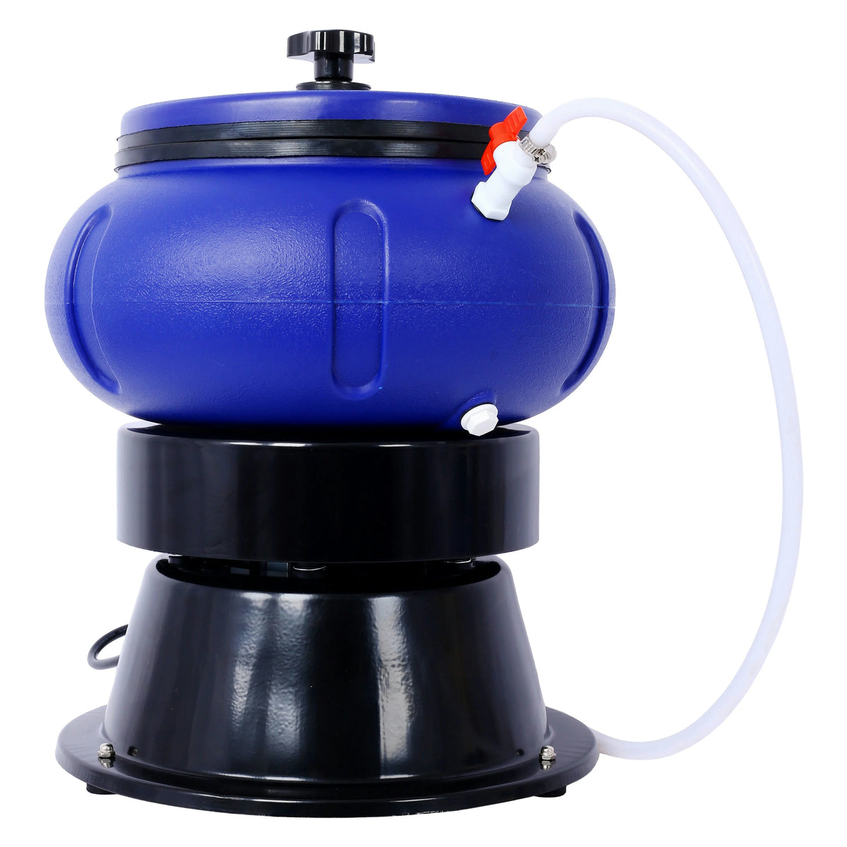Vibratory Tumbler 18 lb Metal Polisher with Drain