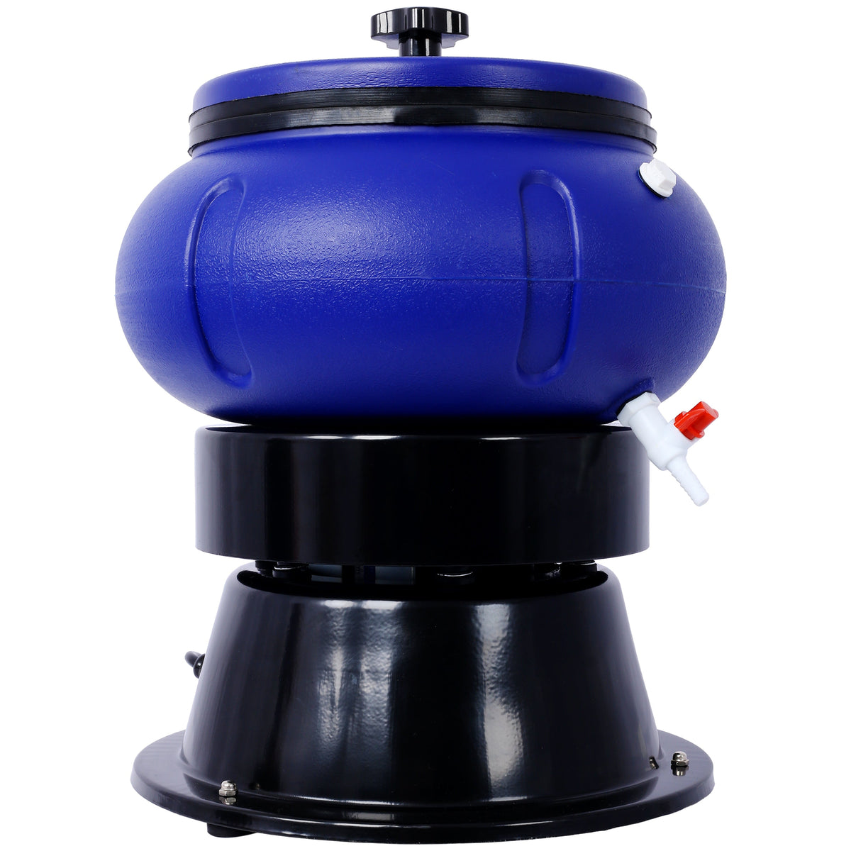 Vibratory Tumbler 18 lb Metal Polisher with Drain