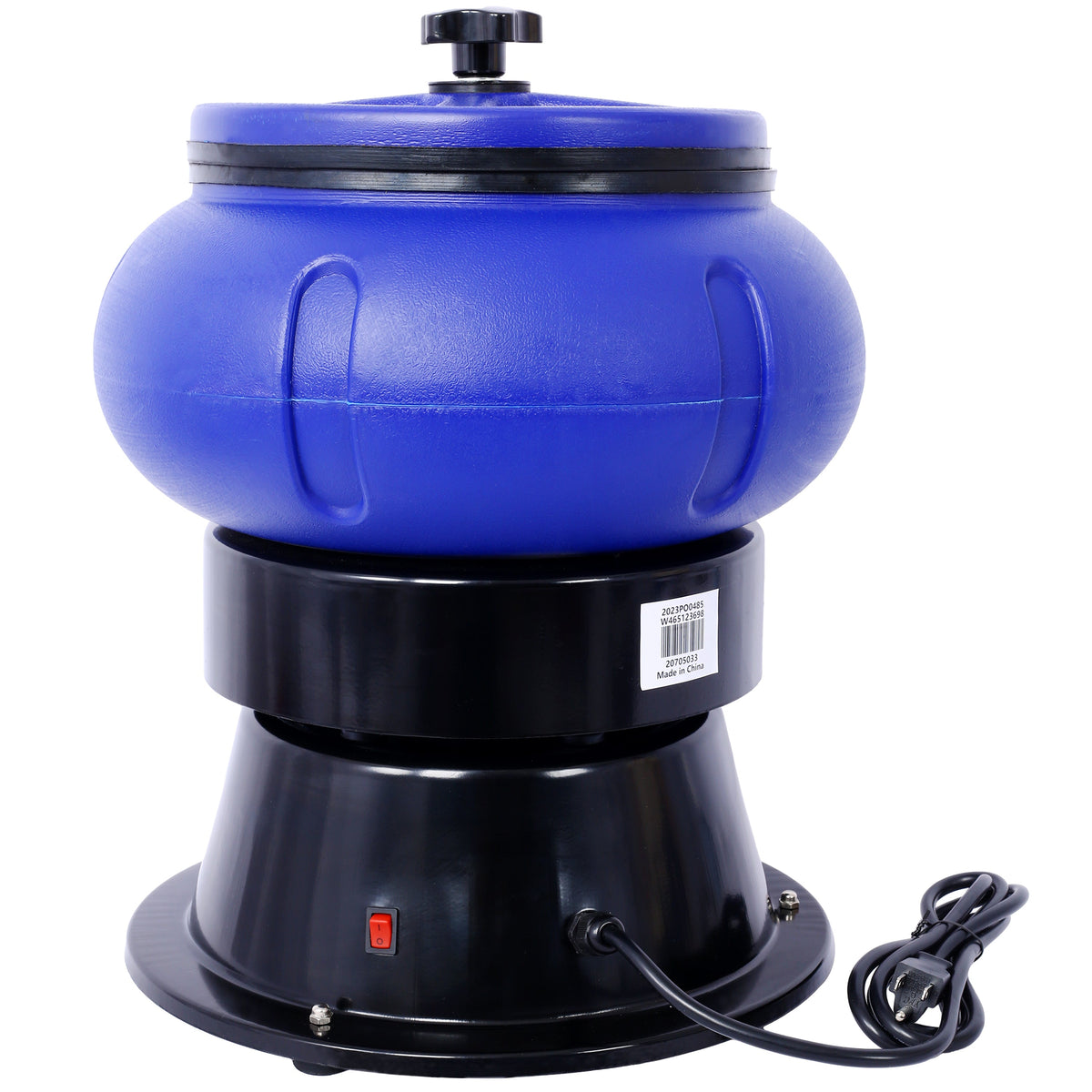 Vibratory Tumbler 18 lb Metal Polisher with Drain
