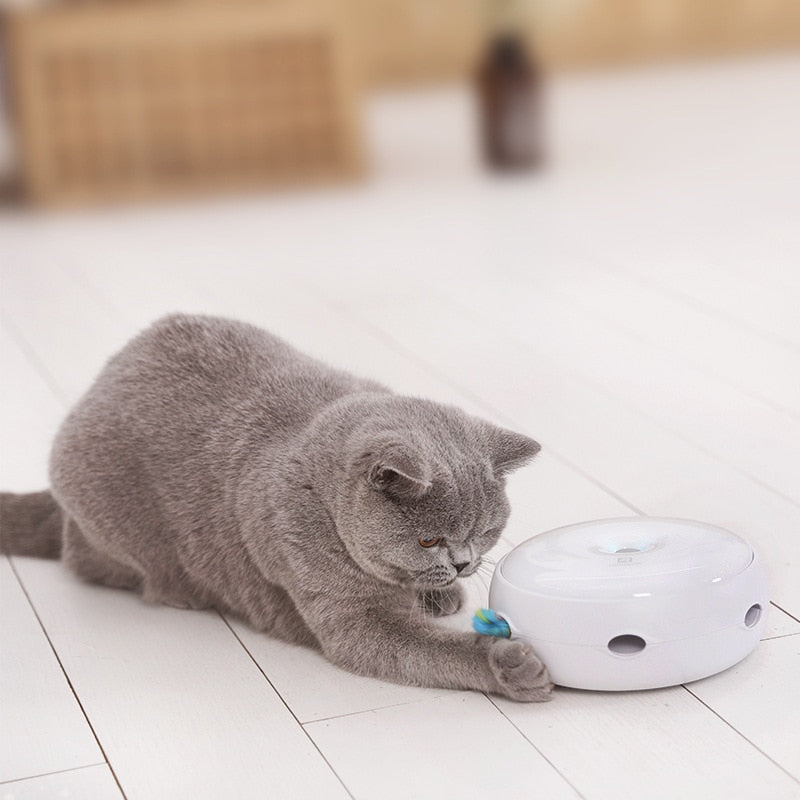 Automatic Spinning Cat Toy for Independent Indoor Play