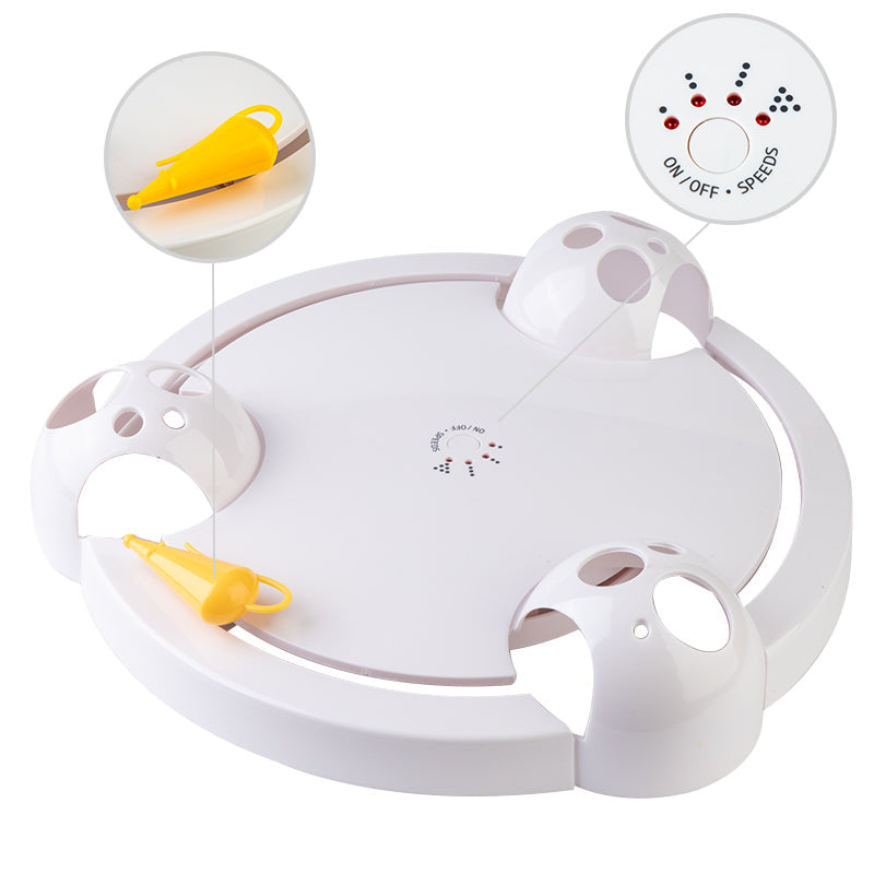 Automatic Spinning Cat Toy for Independent Indoor Play