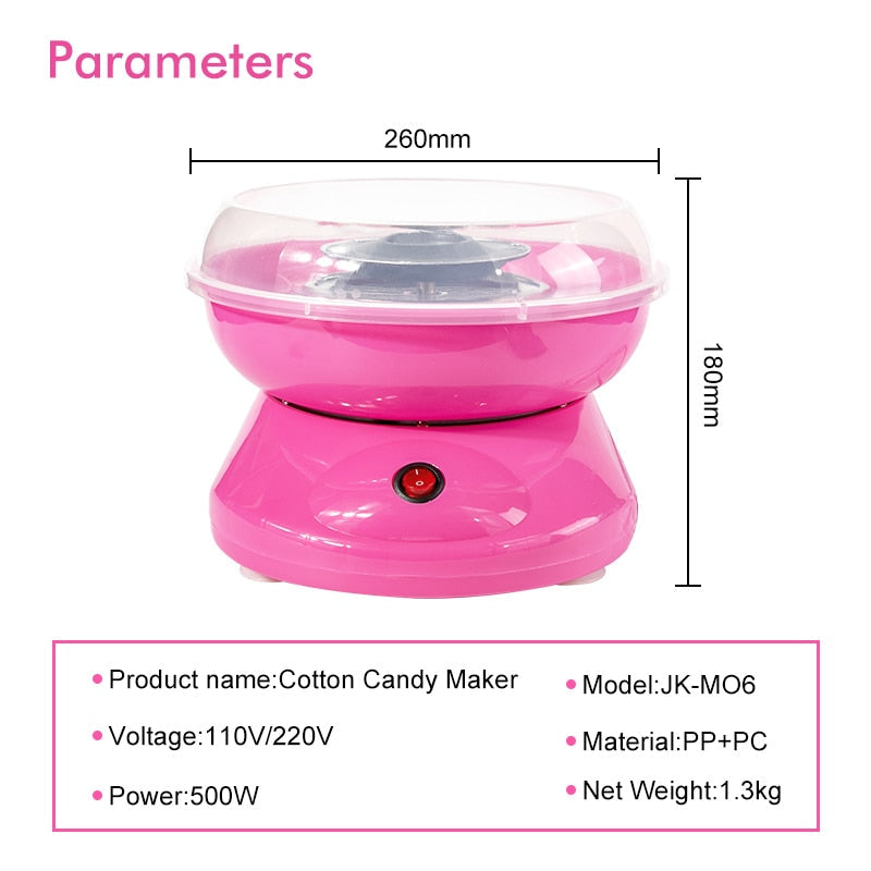 Electric Cotton Candy Maker for Kids' Parties at Home