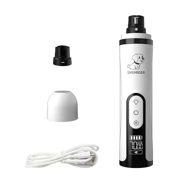 Dog Nail Grinder With Adjustable Speeds And LED Light