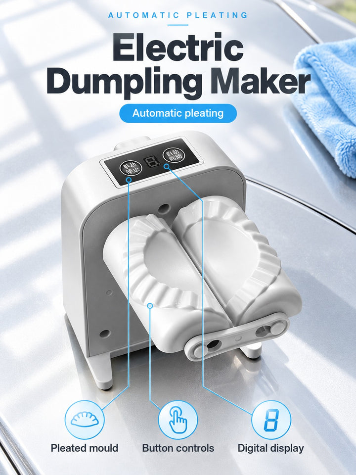 Electric Dumpling Maker: Automatic Pleated Dumplings