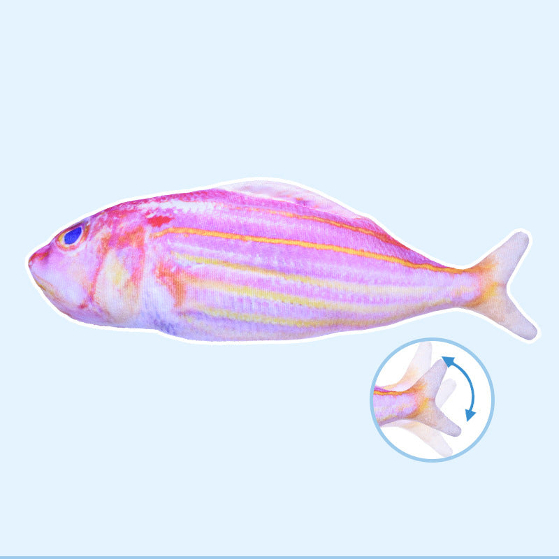 Interactive Fish Cat Toy With Jumping Motion & Catnip