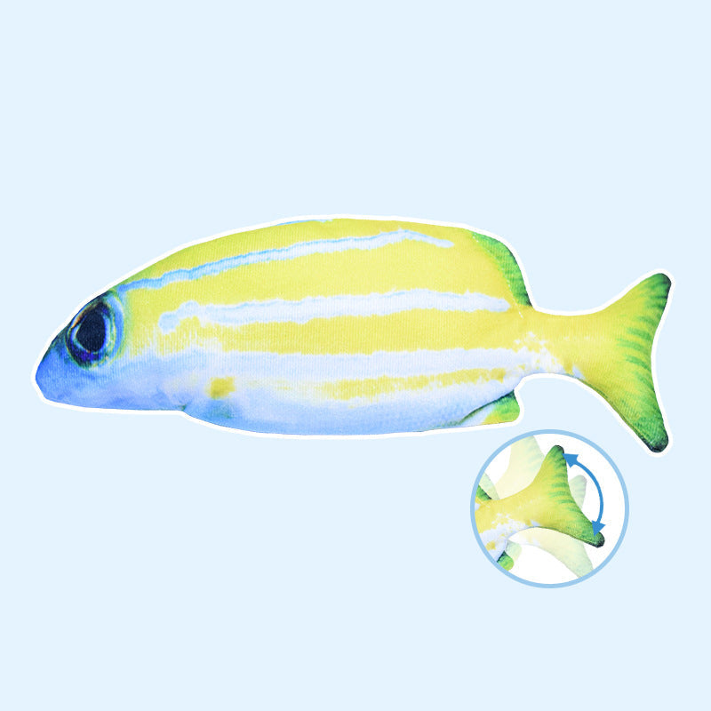 Interactive Fish Cat Toy With Jumping Motion & Catnip