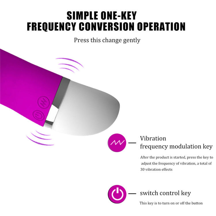 Personal Massager with 30 Vibration Settings for Control