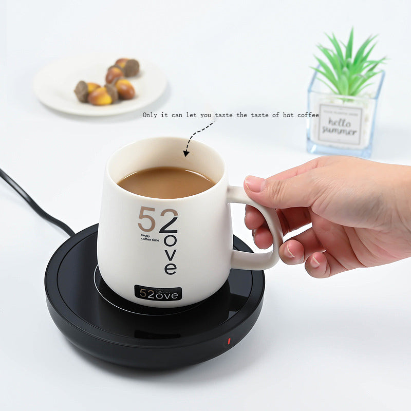 Electric Coaster Warmer for Coffee at a Steady 80°C