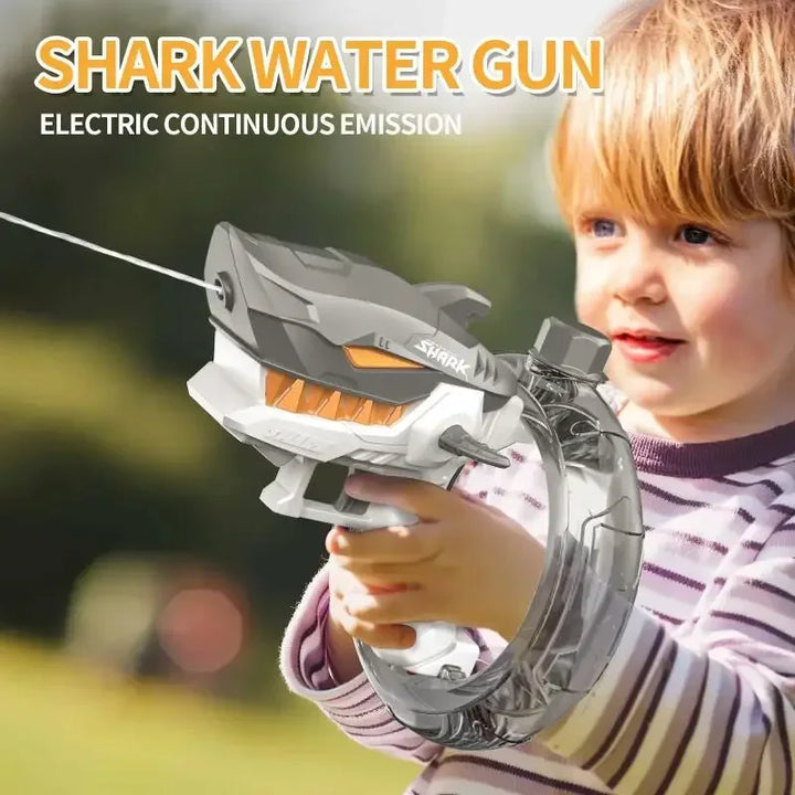 Electric Shark Water Gun for Continuous Outdoor Play