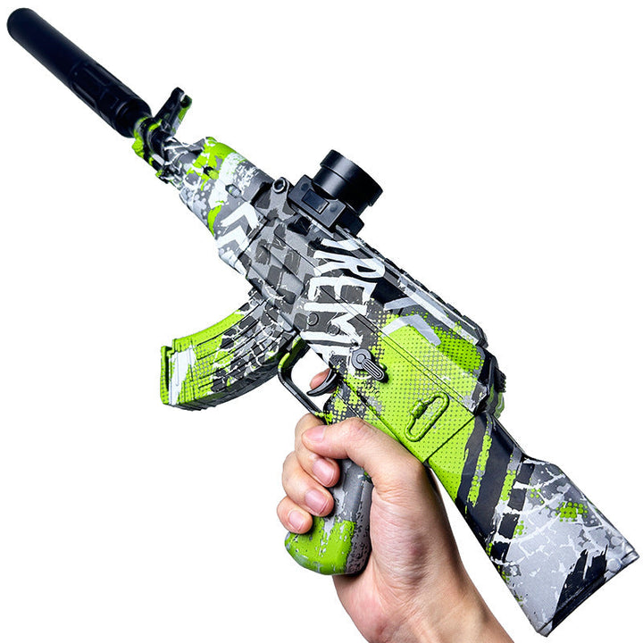 Electric AK Toy Blaster for Continuous Soft-Bullet Play