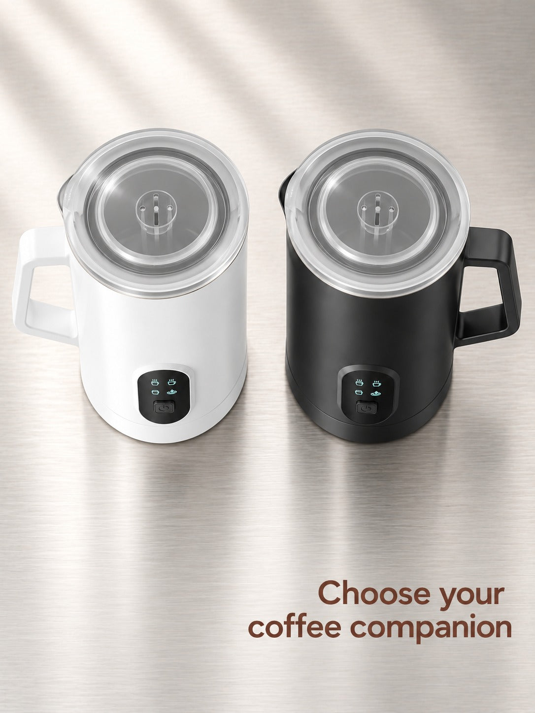 Electric Milk Frother for Café-Style Foam at Home