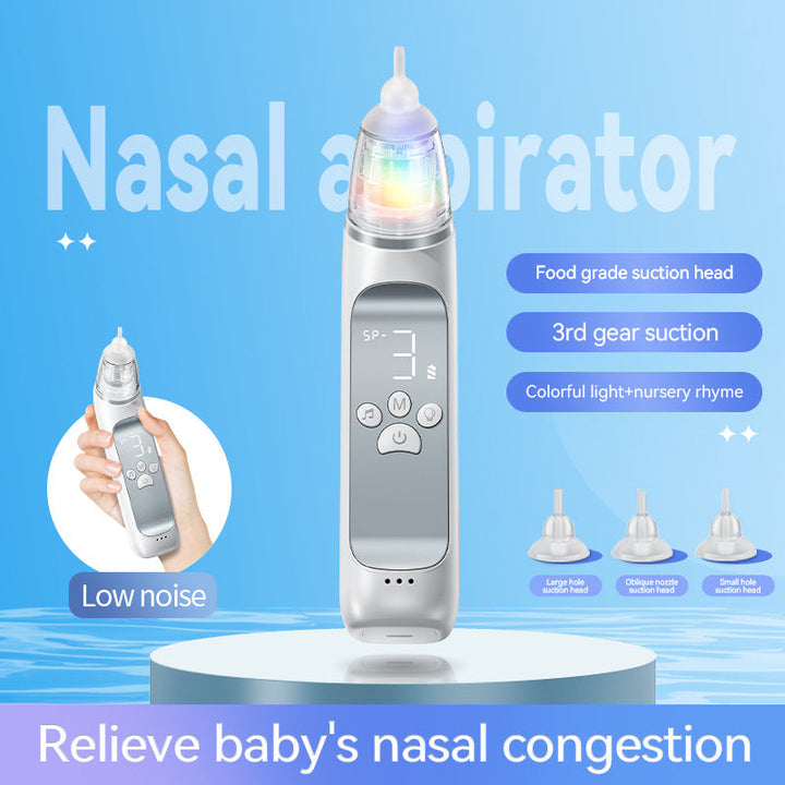 Electric Baby Nasal Aspirator for Gentle Congestion Relief
