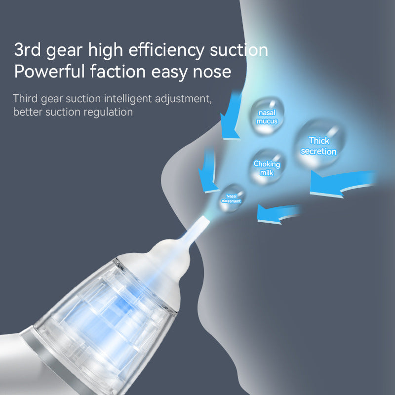 Electric Baby Nasal Aspirator for Gentle Congestion Relief