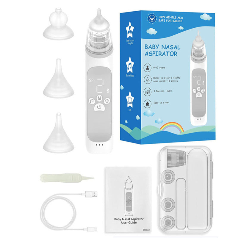 Electric Baby Nasal Aspirator for Gentle Congestion Relief
