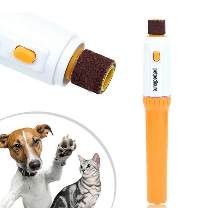 Electric Pet Nail Grinder for Dogs and Cats, Quiet Filing