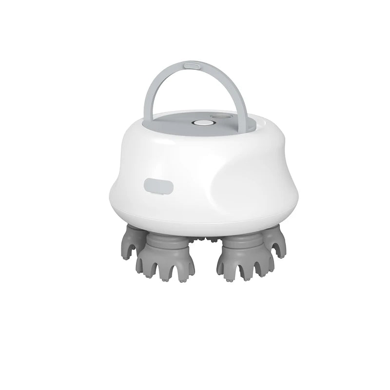 Waterproof Scalp Massager with Kneading Nodes for Relief