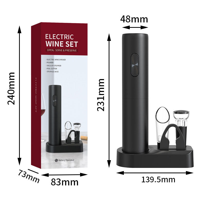 Electric Wine Bottle Opener: One-Button Cork Removal