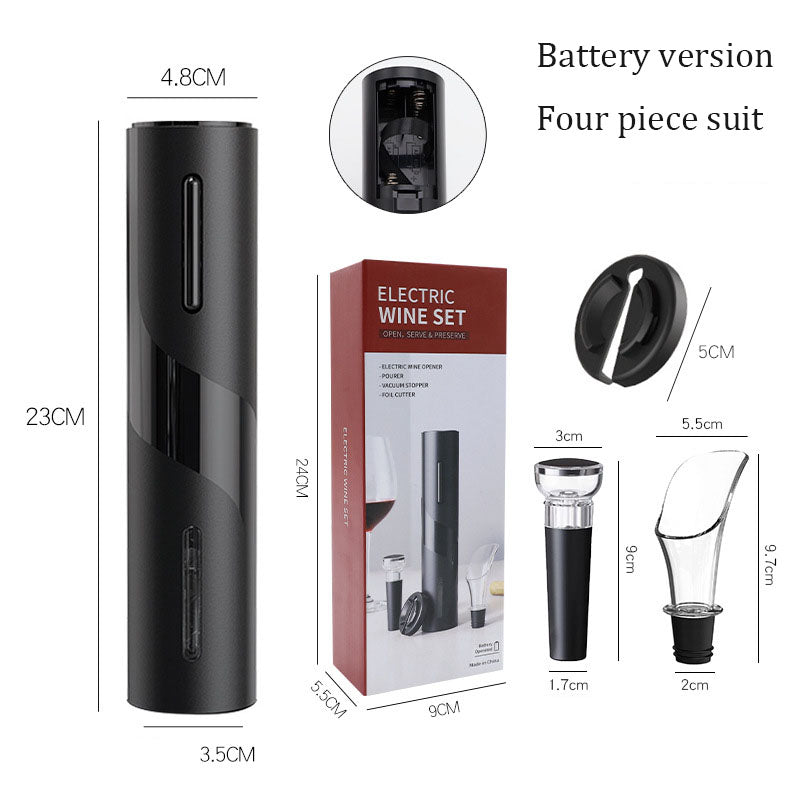 Electric Wine Bottle Opener: One-Button Cork Removal